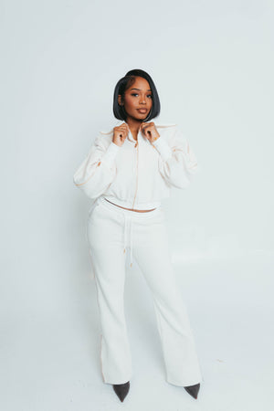 AE Ivory Zipper Tracksuit